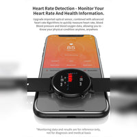 Iphuk by T. Maise Bluetooth Smartwatch with Blood Pressure & Heart Rate Monitoring