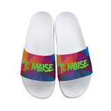 T. Maise Colored Diamond Slides/ Shoes