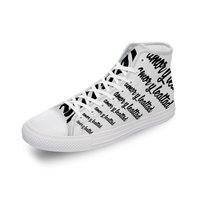 Iphuk amor y lealta/love and loyalty Canvas High Top Shoes for Men Women