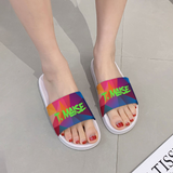 T. Maise Colored Diamond Slides/ Shoes