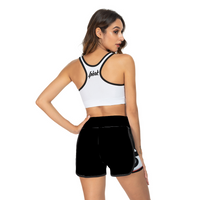 Iphuk Women's Activewear Racerback Bra & Shorts Set