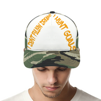 Iphuk Goals Adult Camo Baseball Hat ,Classic Athletic Baseball Fitted Cap Made Adjustable Dad Hat