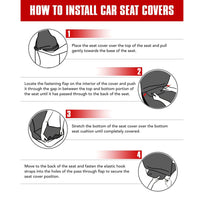 Iphuk Front Seats Covers Set Car Seat Cover