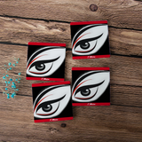 Custom4 PCS Cork Backed Ceramic Coasters for Drinks, Heat Resistant Coasters, Coffee Mug Place Mats