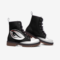 Iphuk Casual Leather Lightweight Combat Boots MT