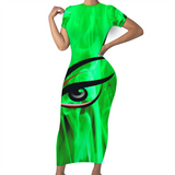 Iphuk Green Envy Pencil Dress