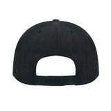 T. Maise Unisex Adjustable Black  Denim Baseball Hat