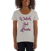 Iphuk Watch and Learn Ladies' Scoopneck T-Shirt