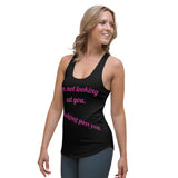 Iphuk NOT LOOKING AT YOU Women's Racerback Tank