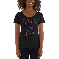 Iphuk Watch and Learn Ladies' Scoopneck T-Shirt