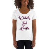 Iphuk Watch and Learn Ladies' Scoopneck T-Shirt