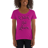 Iphuk Watch and Learn Ladies' Scoopneck T-Shirt